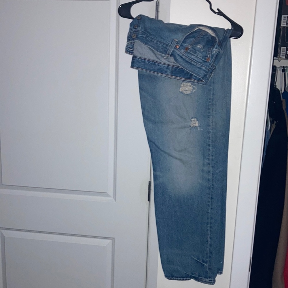 501 levi jeans button fly